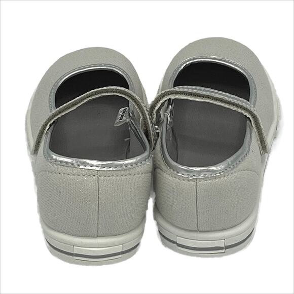 Simple Joys by Carter Mary Jane Sneaker Sparkling Silver Size 12 - Picture 5 of 14